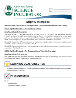 Mighty Microbes - City of Altamonte Springs