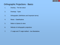 Orthographic Projections