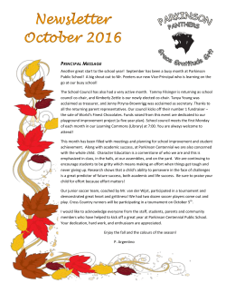 October 2016 - Upper Grand District School Board