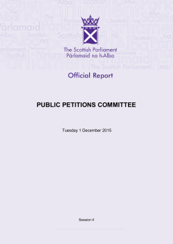 public petitions committee
