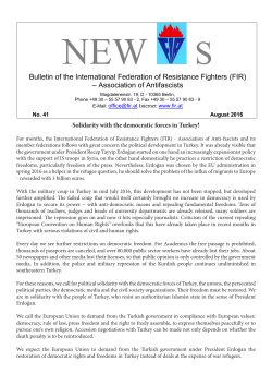 Bulletin of the International Federation of Resistance Fighters