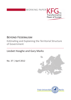 Beyond Federalism - Userpage