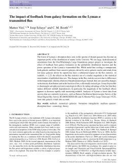 The impact of feedback from galaxy formation on