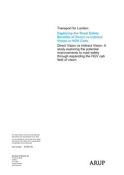 Exploring the Road Safety Benefits of Direct vs Indirect Vision in