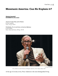 Messianic America: Can He Explain it?