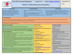 Module 11 - Lake County Schools