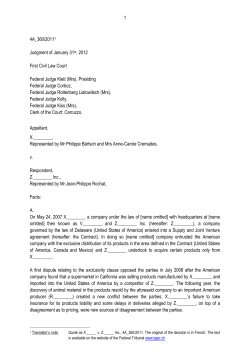 PDF - Swiss International Arbitration Decisions