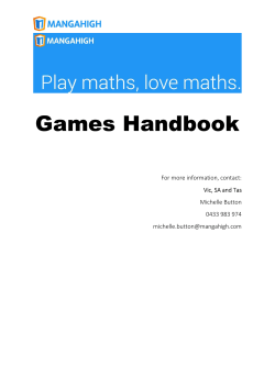 Games Handbook