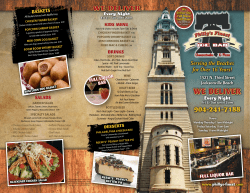 Menu - Philly`s Finest