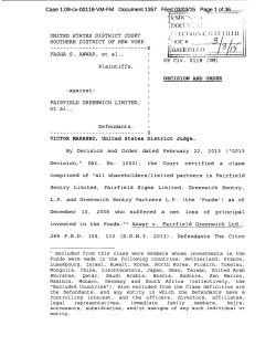 Pasha S. Anwar, et al. v. Fairfield Greenwich Group, et al. 09