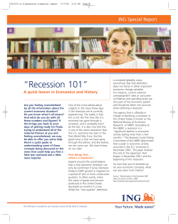 Recession 101 - Voya Financial