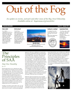 Out of the Fog - Summer 2014