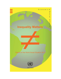 Inequality Matters