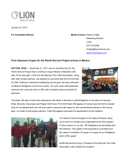 First shipment of gear for the World Service Project arrives in Mexico