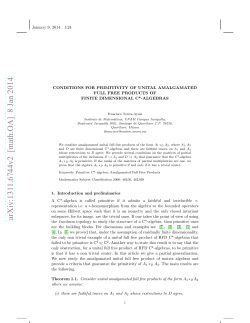 Conditions for Primitivity of unital amalgamated full free products of