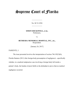 SC15-2294 Opinion - Florida Supreme Court