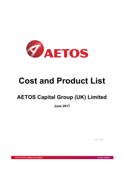 Cost and Product List