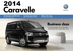 Caravelle brochure July 2013