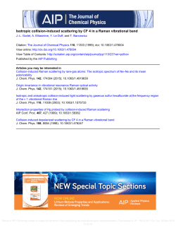 Isotropic collision-induced scattering by CF 4 in a Raman
