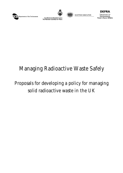 Managing Radioactive Waste Safely