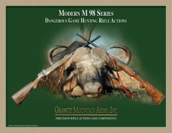 precision rifle actions and components