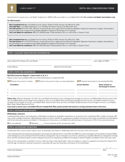 roth ira conversion form