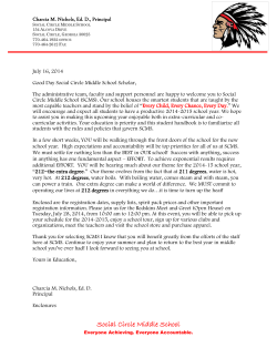 Social Circle Middle School - Social Circle City Schools