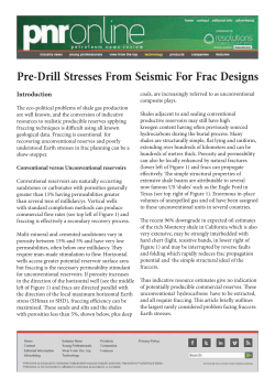 Pre-Drill Stresses From Seismic For Frac Designs
