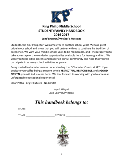 King Philip Middle School - West Hartford Public Schools