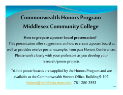 How to prepare a poster board presentation