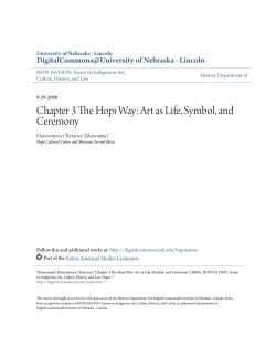 Chapter 3 The Hopi Way - DigitalCommons@University of Nebraska