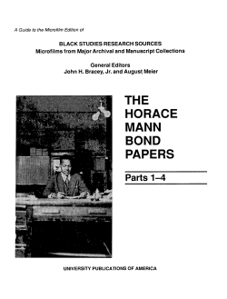 the horace mann bond papers