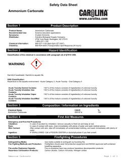 Ammonium Carbonate