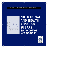 Nutritional and Health Aspects of Sugars