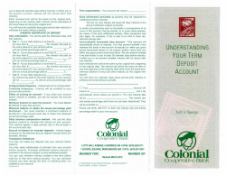 Click here to view and Colonial`s Truth in Savings