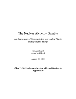 Table of Contents - Institute for Energy and Environmental Research