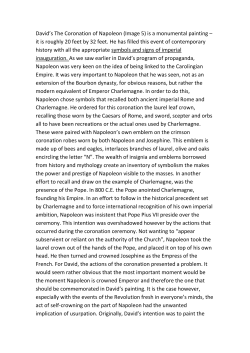 Napoleon`s Coronation