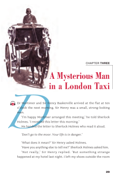 A Mysterious Man in a London Taxi