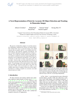 A Novel Representation of Parts for Accurate 3D Object Detection