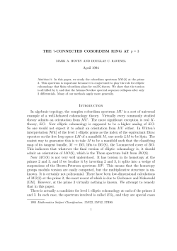 The 7-connected cobordism ring at p=3 - Mathematics