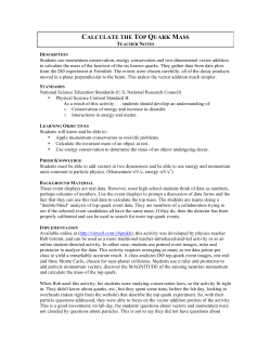 CALCULATE THE TOP QUARK MASS