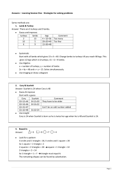 Learning Session One - TKI Gifted and Talented