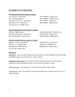 Game Directions - Schuylerville Central Schools