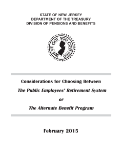 February 2015 - State of New Jersey