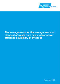 The arrangements for the management and disposal of waste from