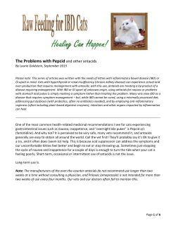 The Problems with Pepcid and other antacids