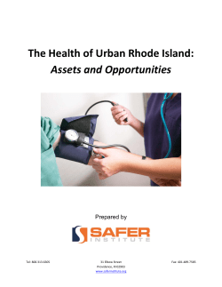 Public Health, L. Warner - University of Rhode Island