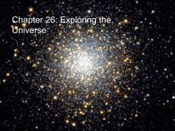 Chapter 26: Exploring the Universe