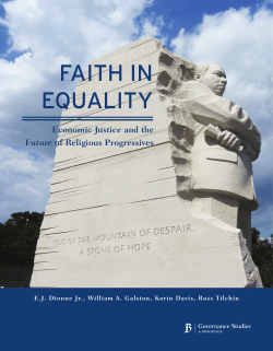 faith in equality - Brookings Institution