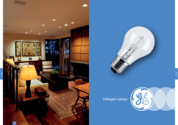 Halogen Lamps (Spectrum) - Catalogue